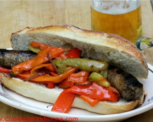 Sausage and Peppers Hero